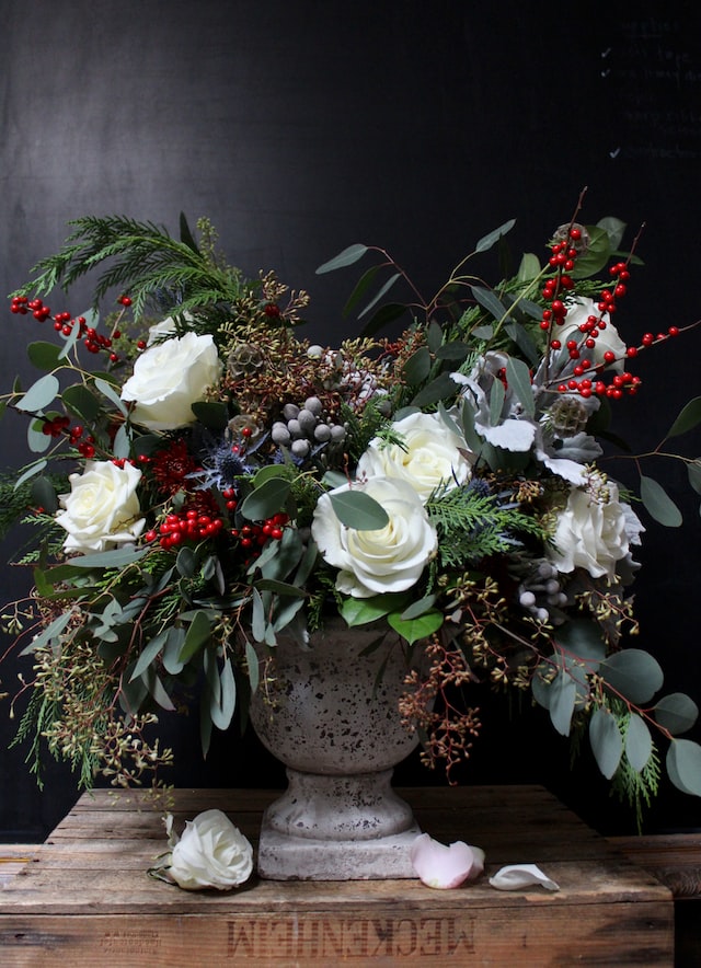 Cviejće u vazi Zima